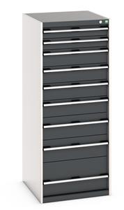 Bott Cubio drawer cabinet with overall dimensions of 650mm wide x 750mm deep x 1600mm high... Bott Cubio Tool Storage Drawer Units 650 mm wide 750 deep